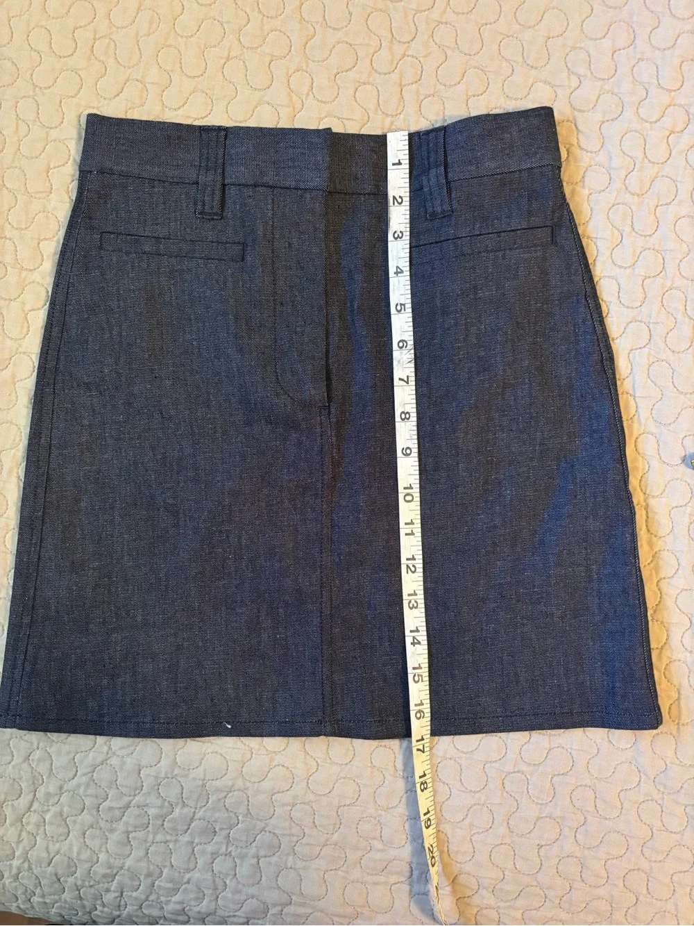 COS Dark Blue Denim Mini Skirt - Picture 7 of 12